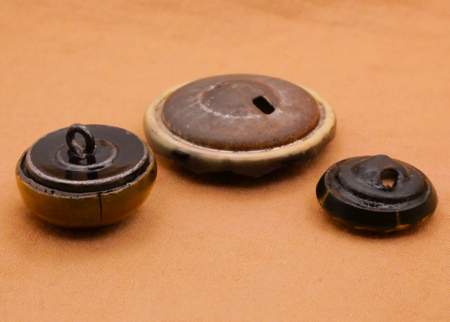 Snowflake Celluloid Early Plastic Button Various 17-28mm