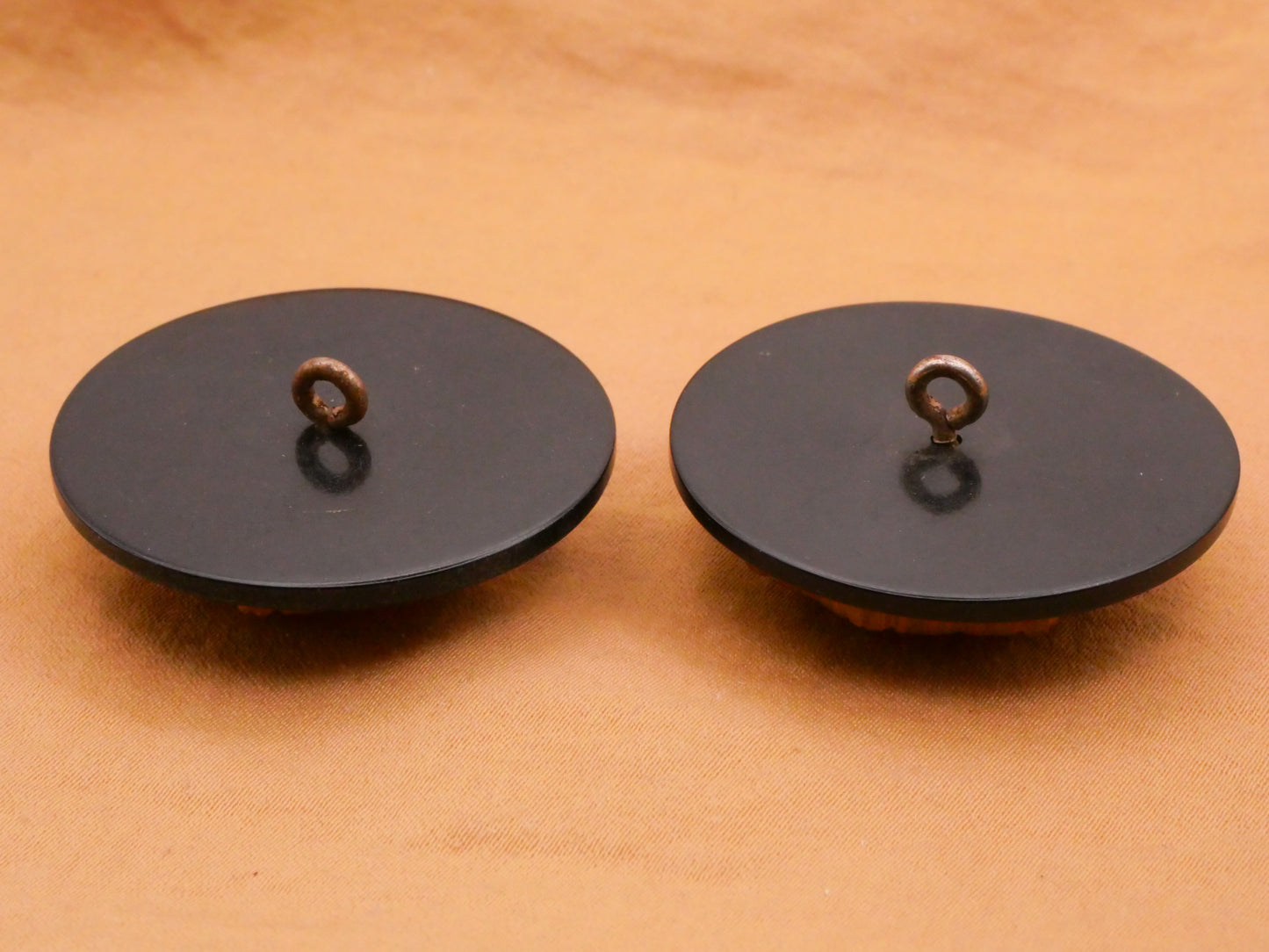 Snowflake Star Carved Early Plastic Two-Part Large Button Various 36mm