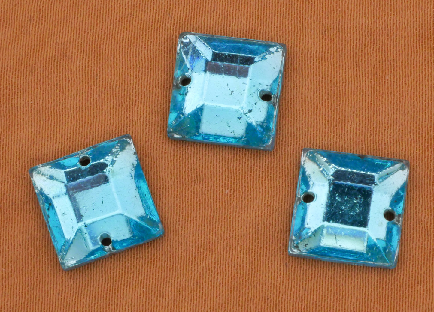 Foil Back Glass Vintage Embellishments Various 6-16mm