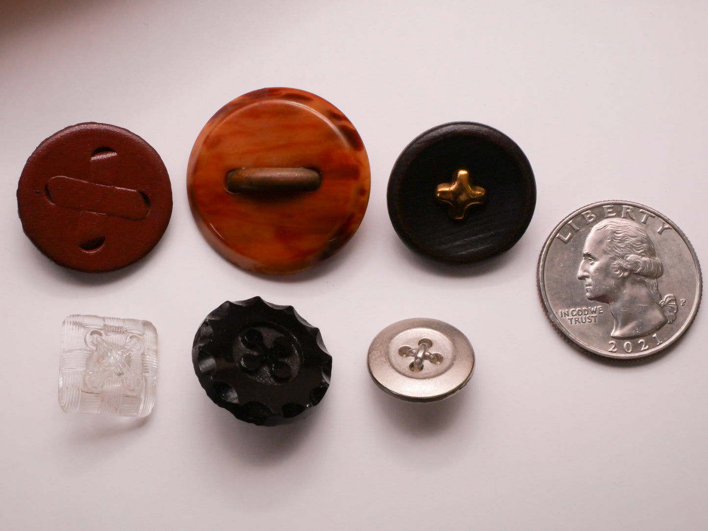 Threaded Button Look Vintage Button Various 14-27mm