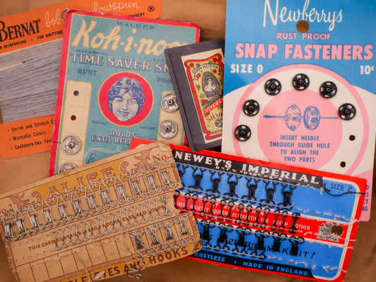 Sewing Supplies Vintage Carded Notions Various