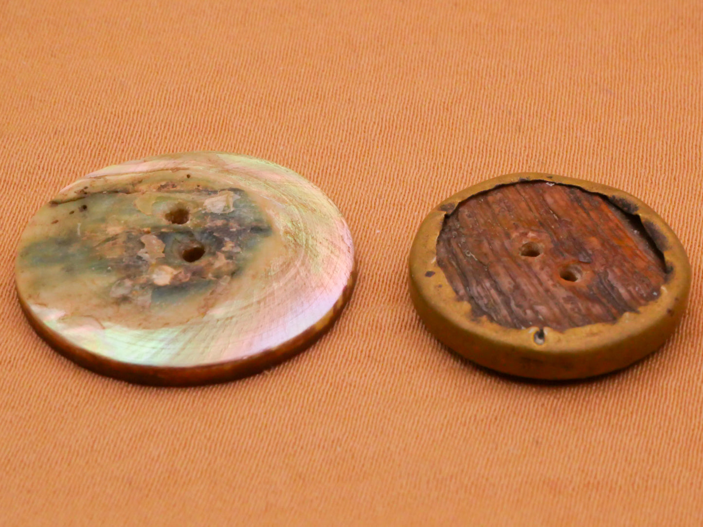Flower Floral Etched Carved Pink Purple Mother of Pearl Button Various 18-22mm