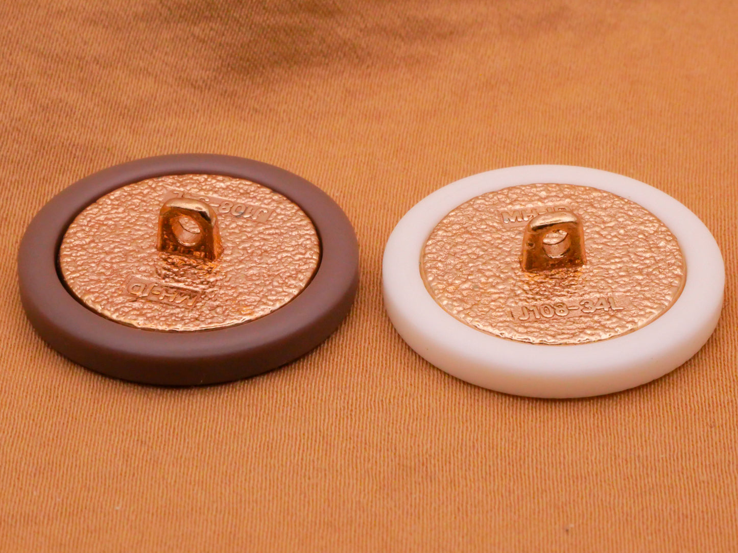 Star Western Look Two-Part Plastic Metal Button Various 25mm
