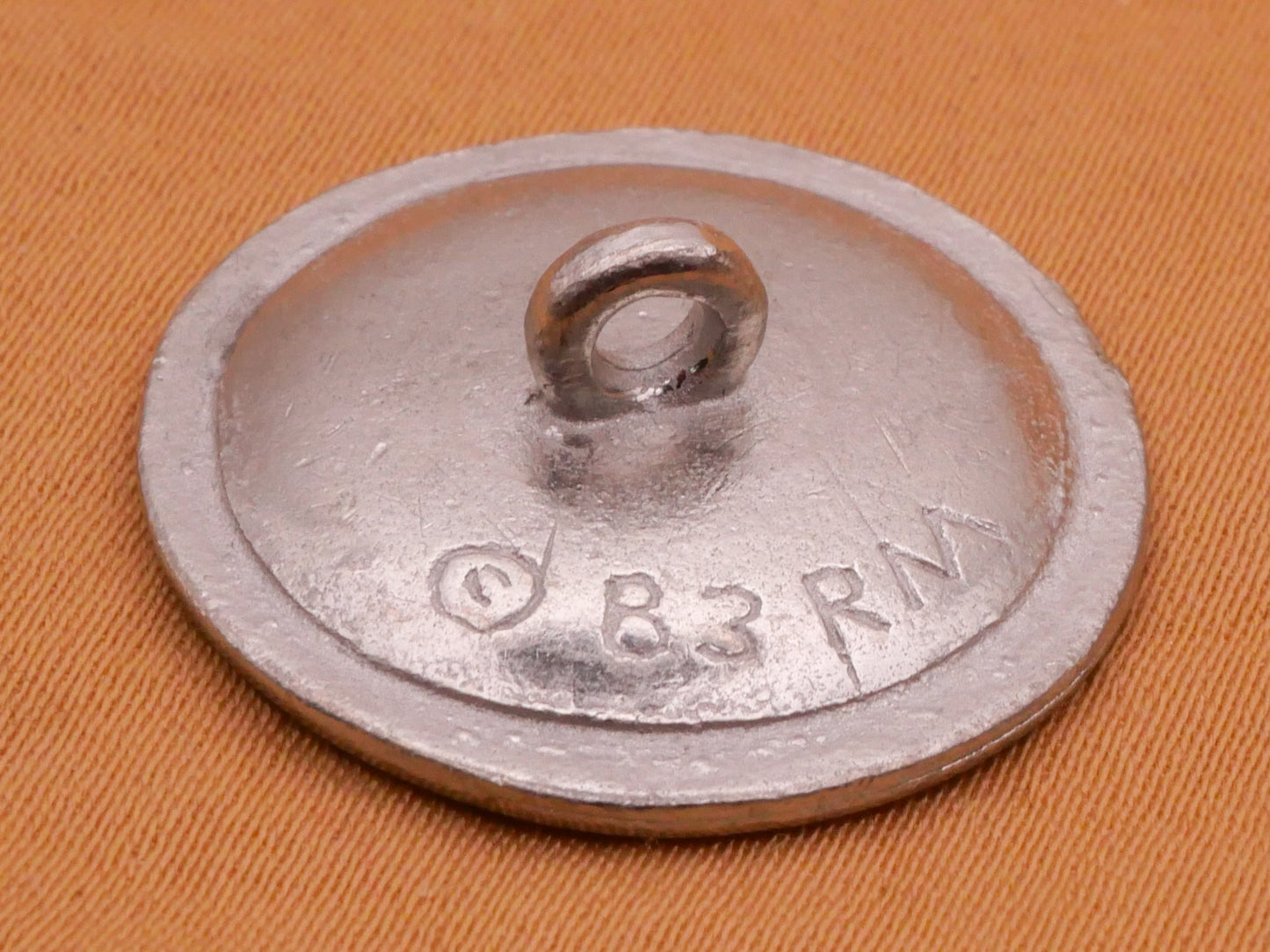 Thistle Celtic Knot Pewter Metal Randy Miller Button 23mm