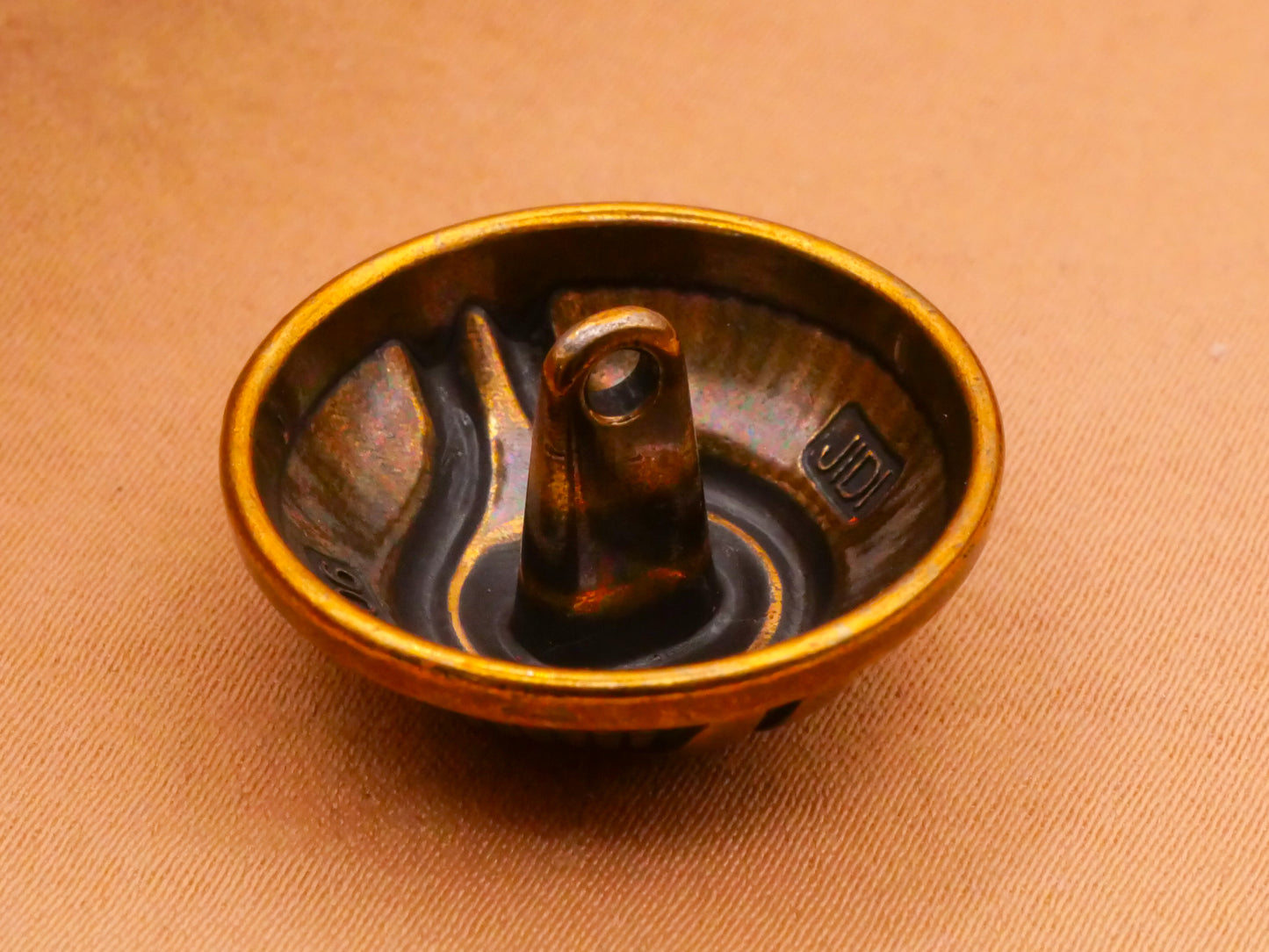Eye Snake Egyptian Gold Bronze Metal Buttons 23mm