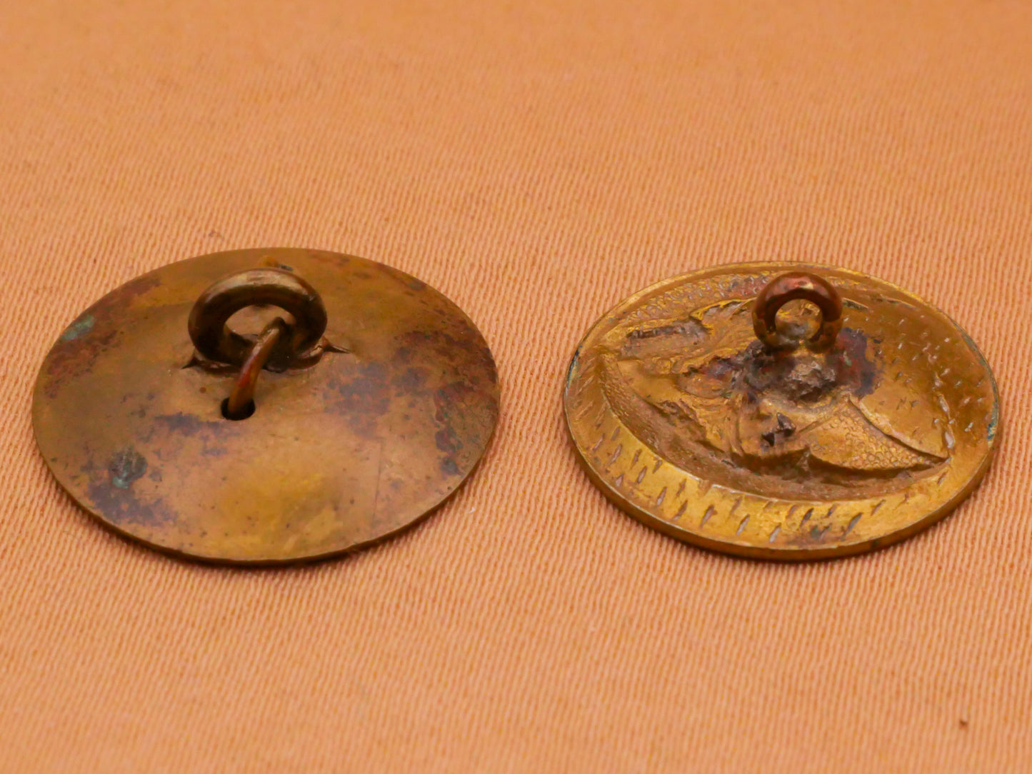 Parasol Umbrella Children People Scene Victorian Picture Button Various 17-18mm