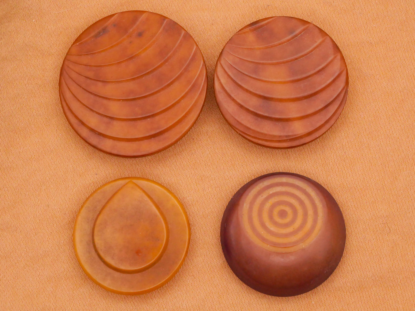 Water Inspired Vegetable Ivory Tagua Nut Button Various 22-28mm