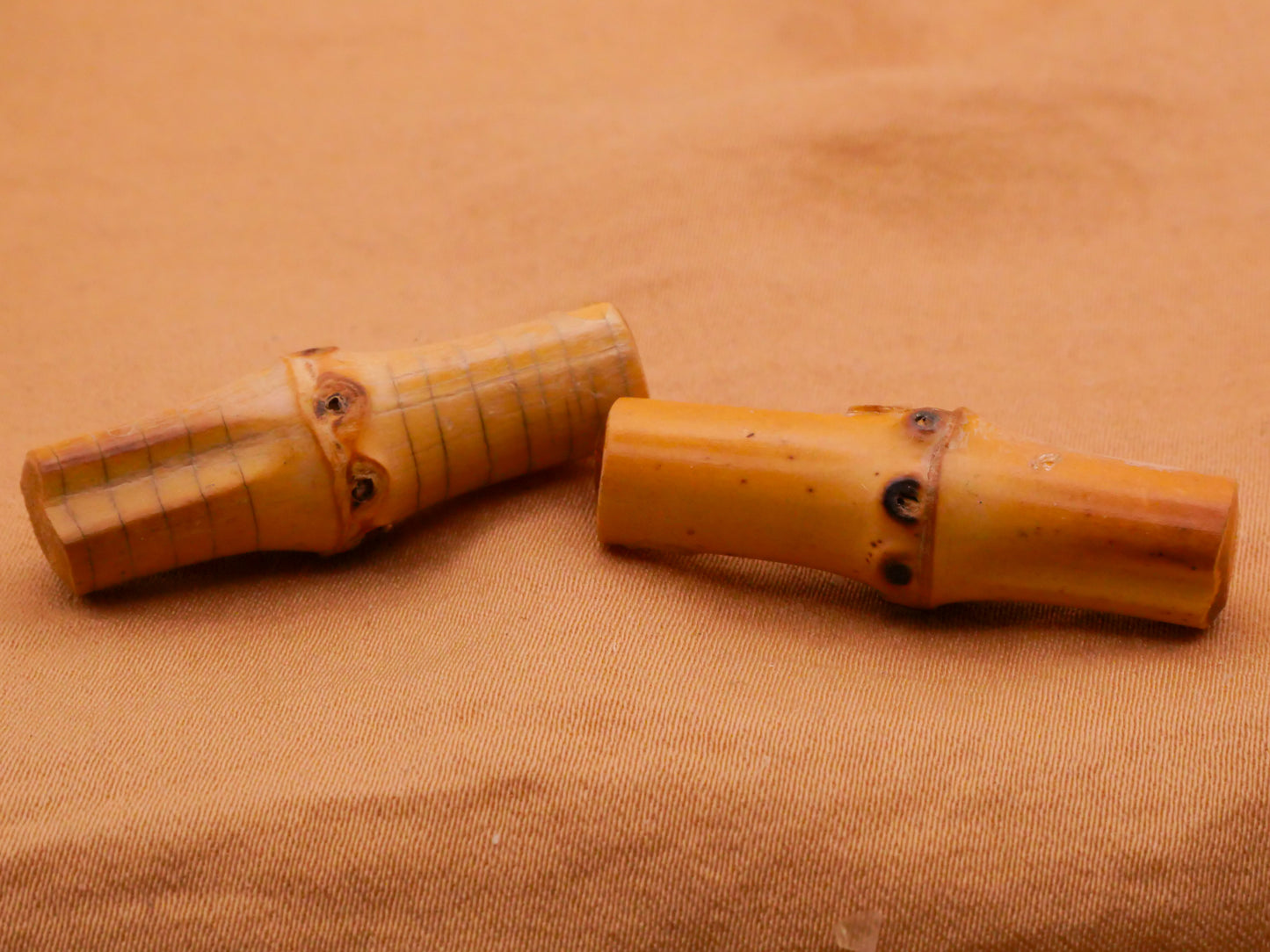 Bamboo Wood Toggle Vintage Button Various 11-33mm
