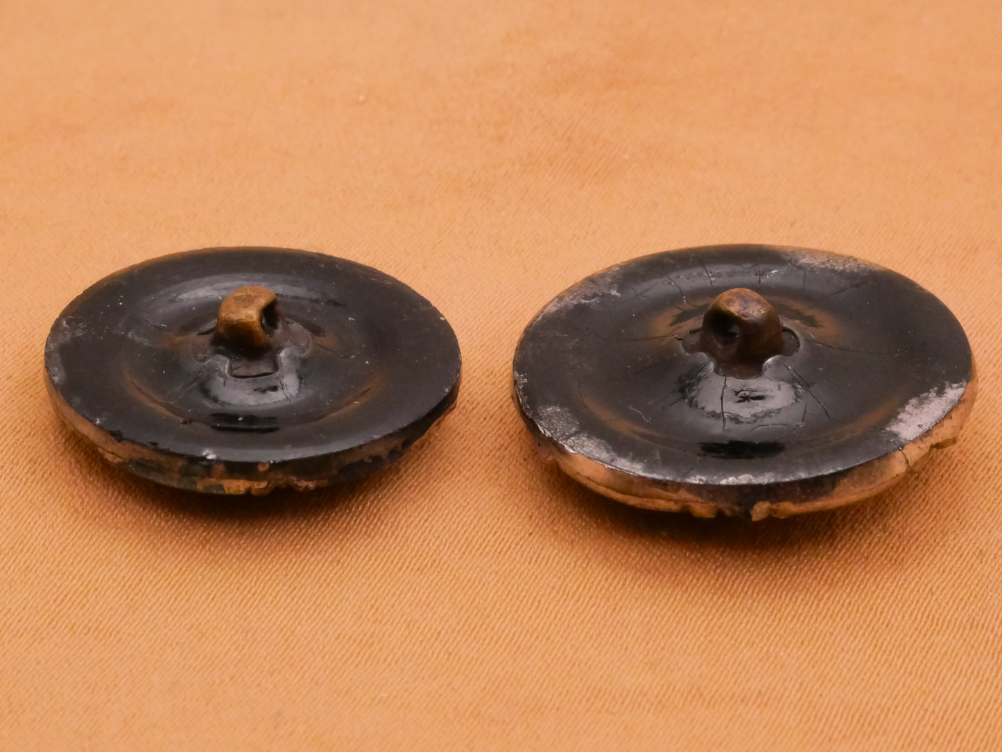 Galaxy Star Look Luster Black Glass Button Various 20-23mm