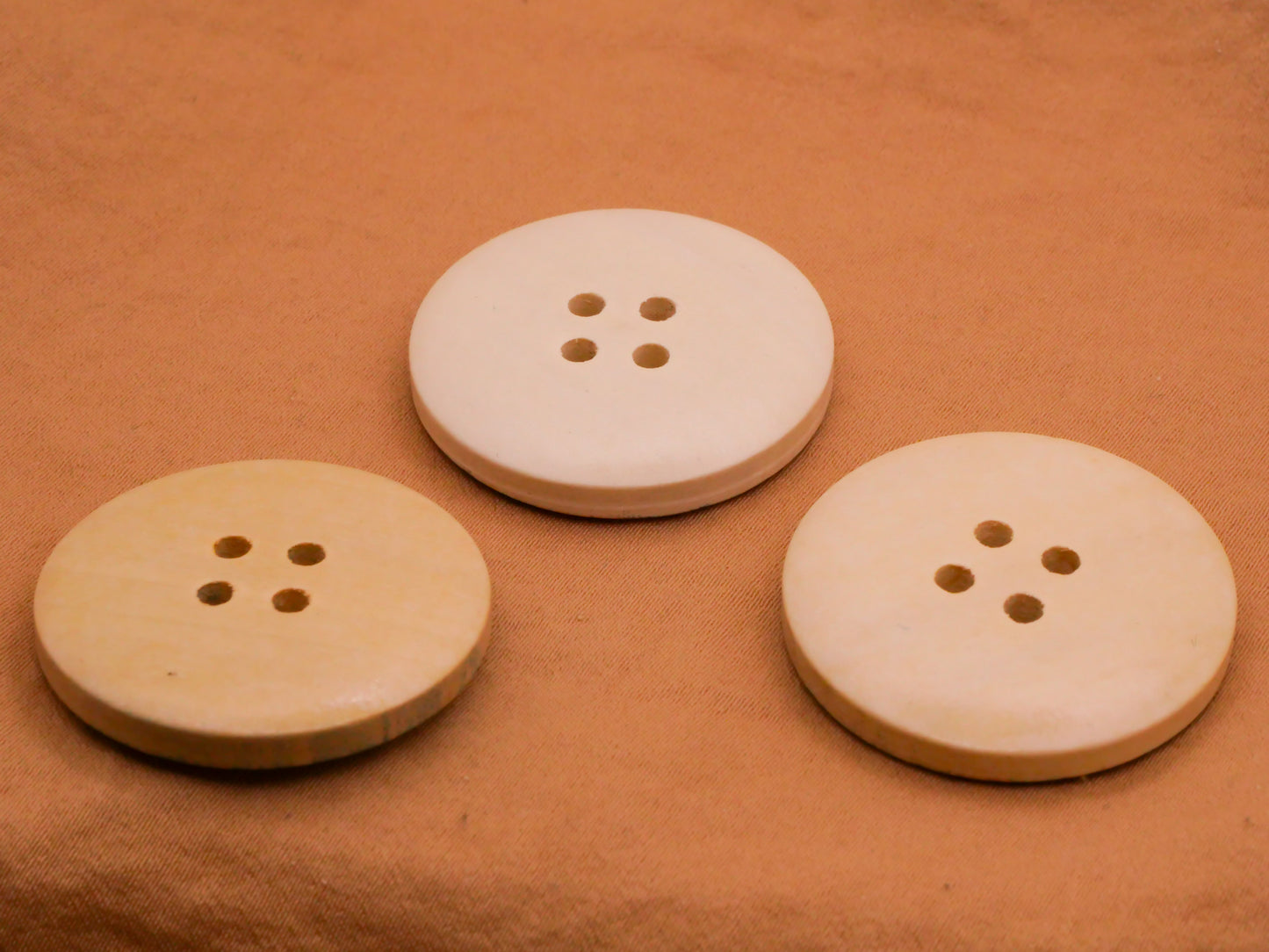 Art Nouveau Flower Floral Pattern Wood Button Various 29mm