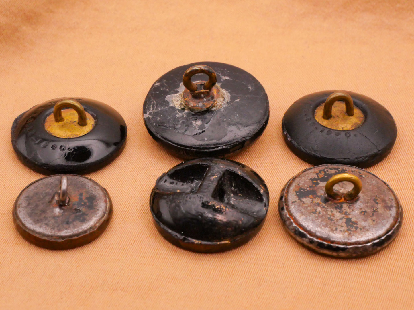 Castle Landscape Antique Button Various 14-19mm