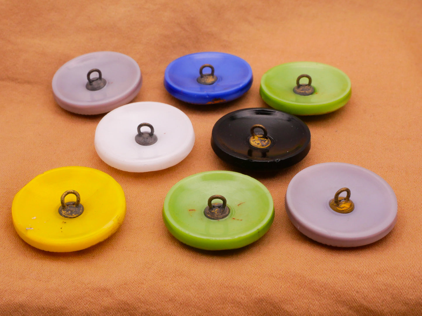 Wheat Chaff Crop Czech Glass Button Various 23mm