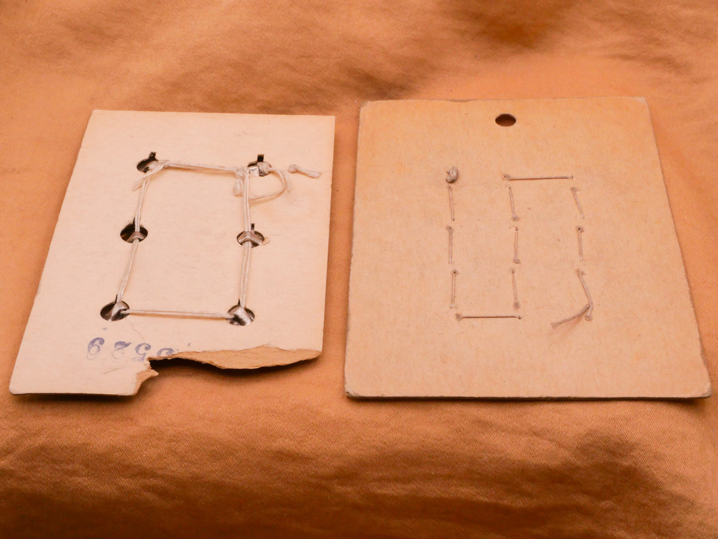 Mother of Pearl Set of Carded Buttons Various 12-15mm