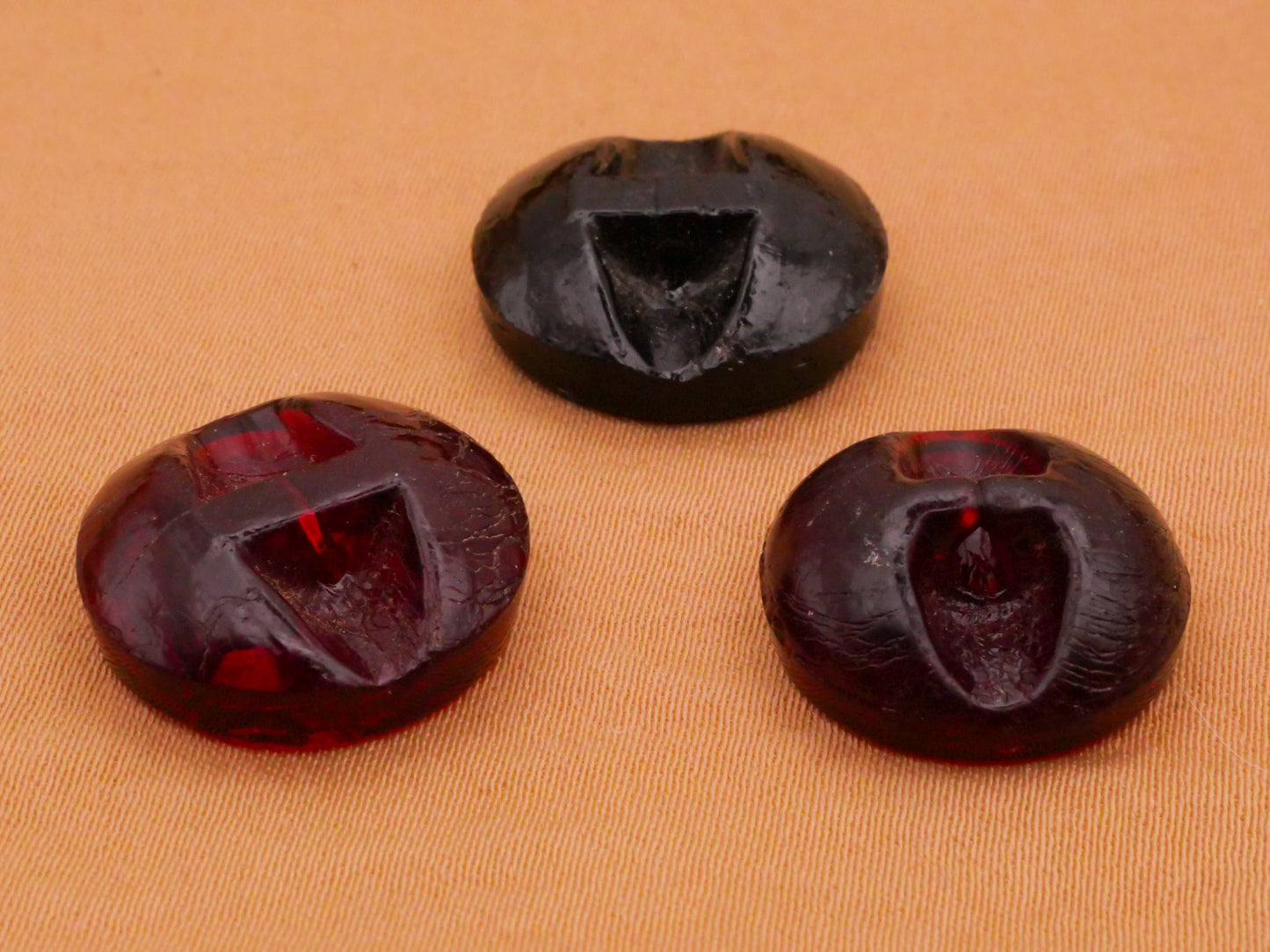 Ship Sails Antique Glass Button Various 16-17mm