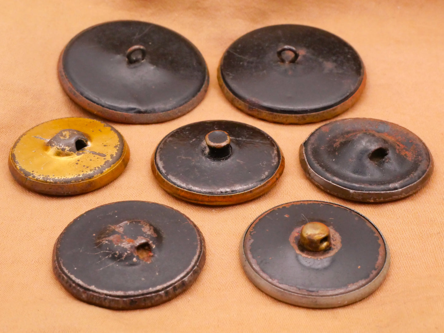 Stormy Sky Sea Victorian Celluloid Metal Button Various 23-32mm