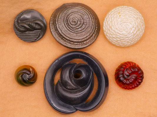 Knot Rope Look Vintage Plastic Button Various 14-42mm