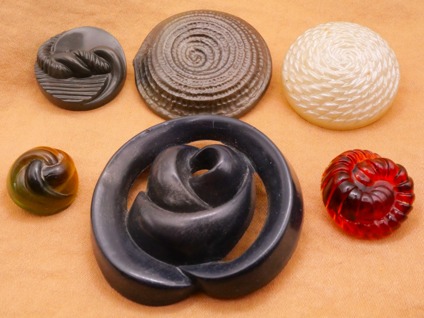 Knot Rope Look Vintage Plastic Button Various 14-42mm