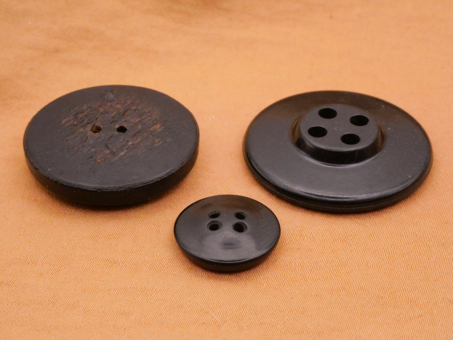 Anchor Black Nautical Navy Military Button Various 16-32mm