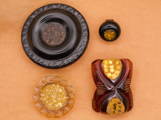 Sand Glitter Early Plastic Button Various 12-37mm