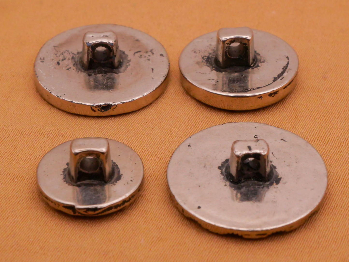Grecian Greece Greek Motif Metallized Plastic Button Various 13-19mm