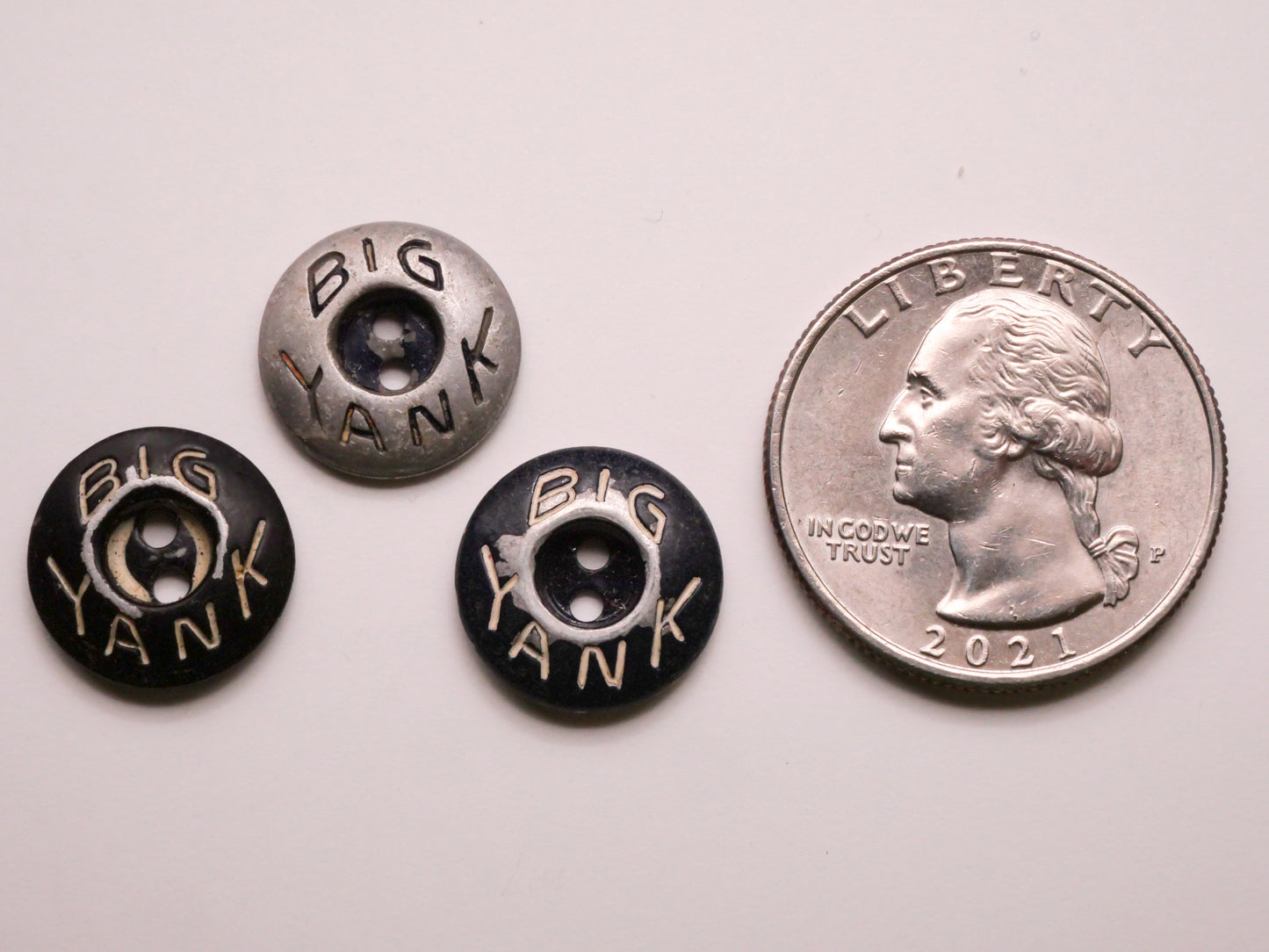 Big Yank Uniform Workwear Metal Button Various 14mm