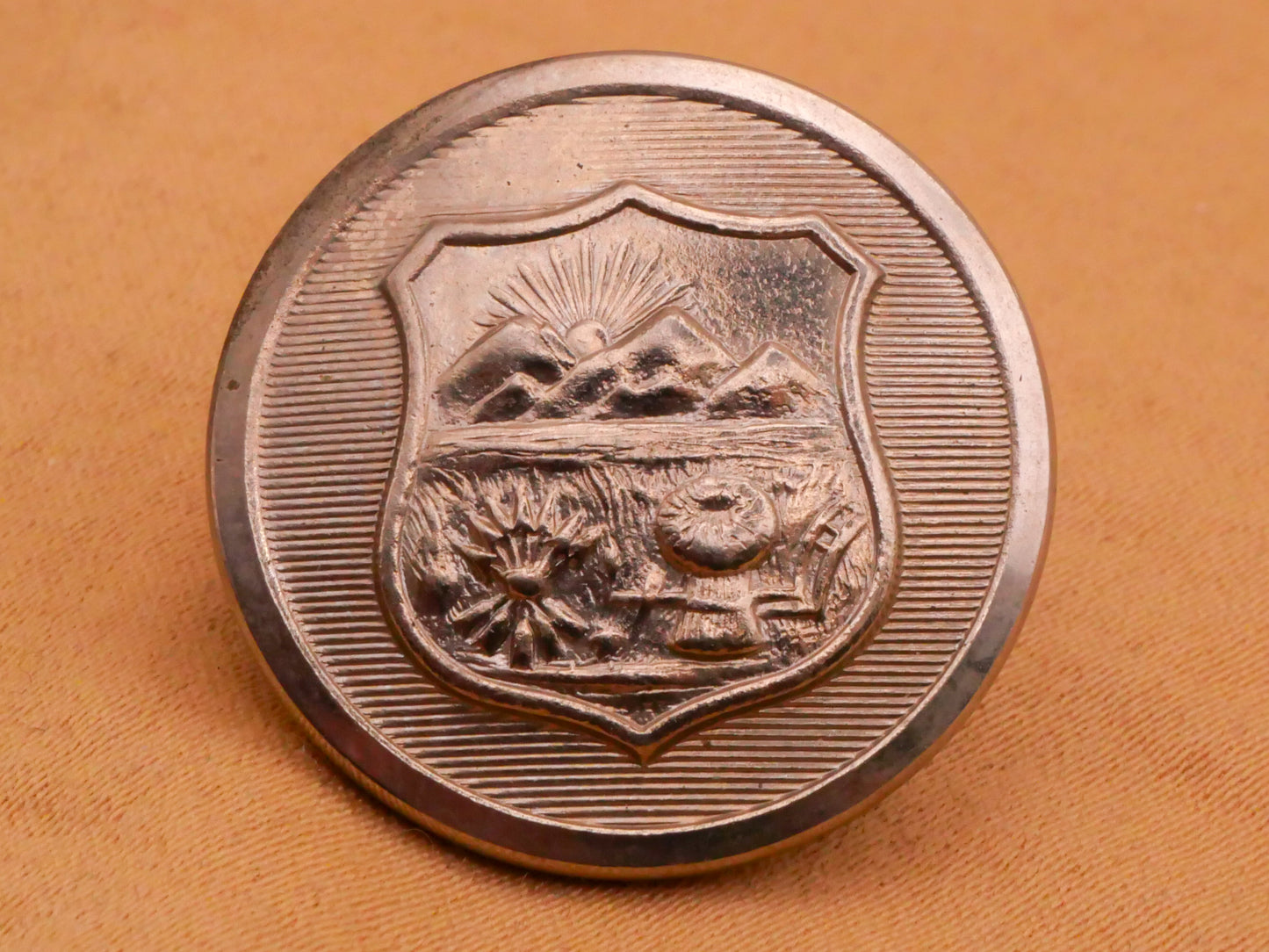 Ohio State Police Uniform Metal Button 23mm