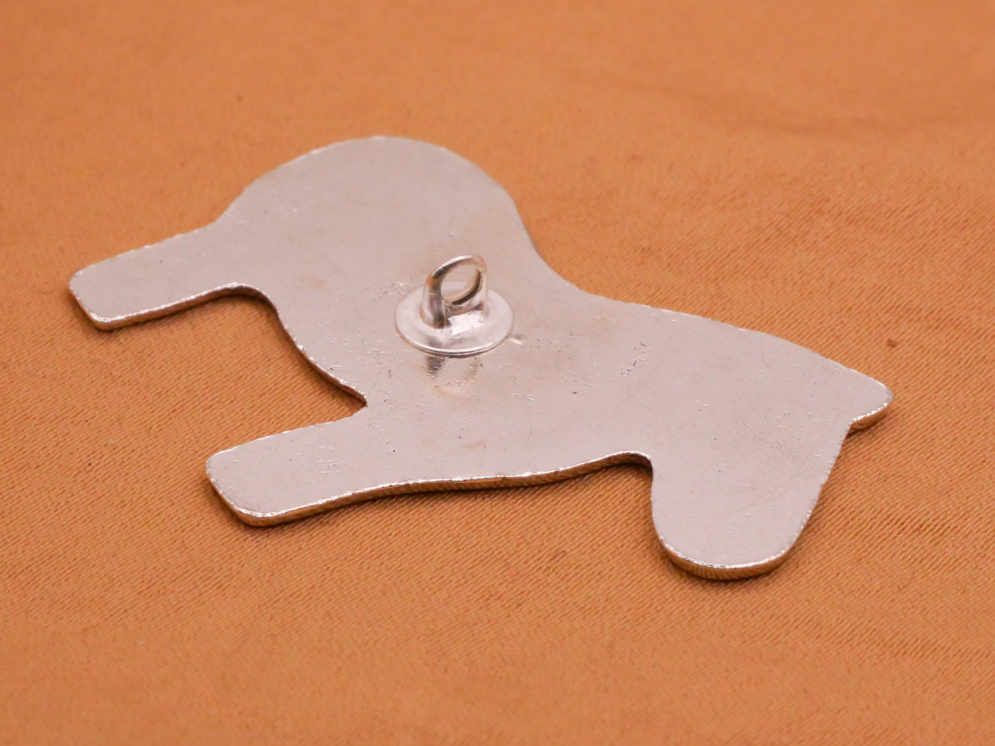 Donkey Democratic Party Star Design Large Metal Button 33x40mm