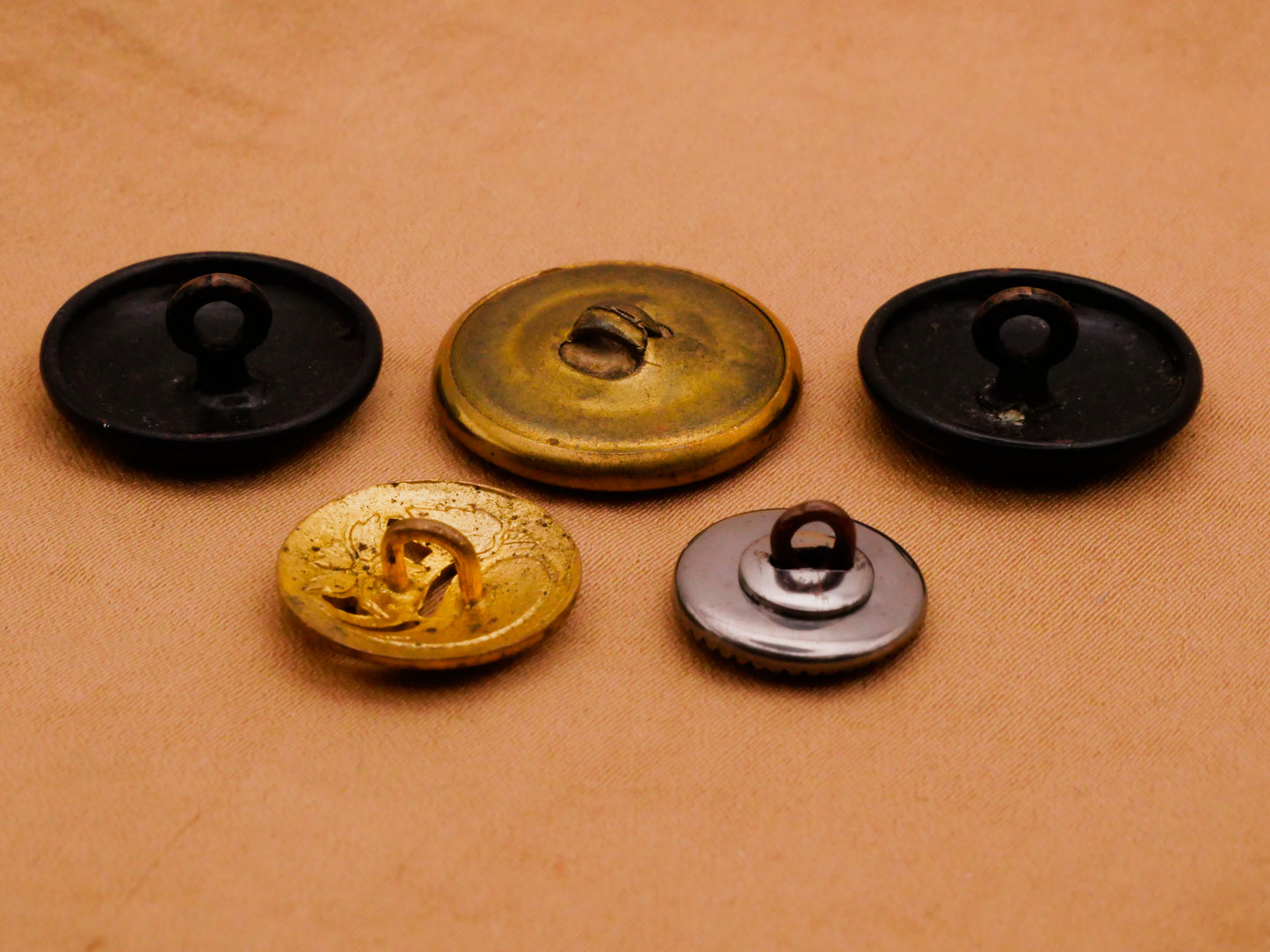 Paisley Victorian Metal Styles Button Various 12-19mm