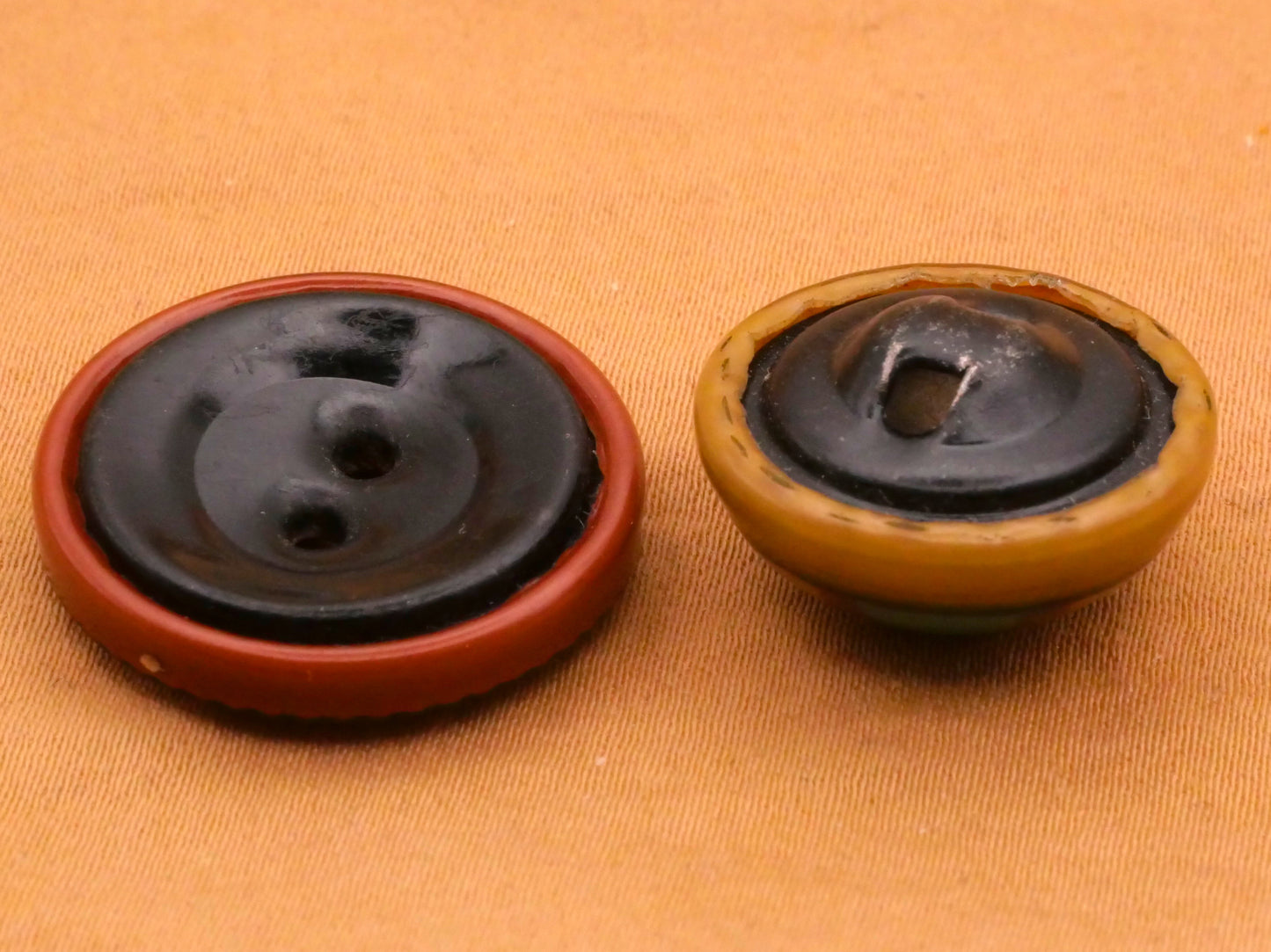 Pinwheel Design Celluloid Early Plastic Button Various 19-23mm