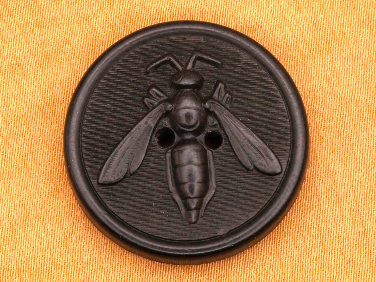 Wasp Bee Goodyear Rubber Composition Button 26mm