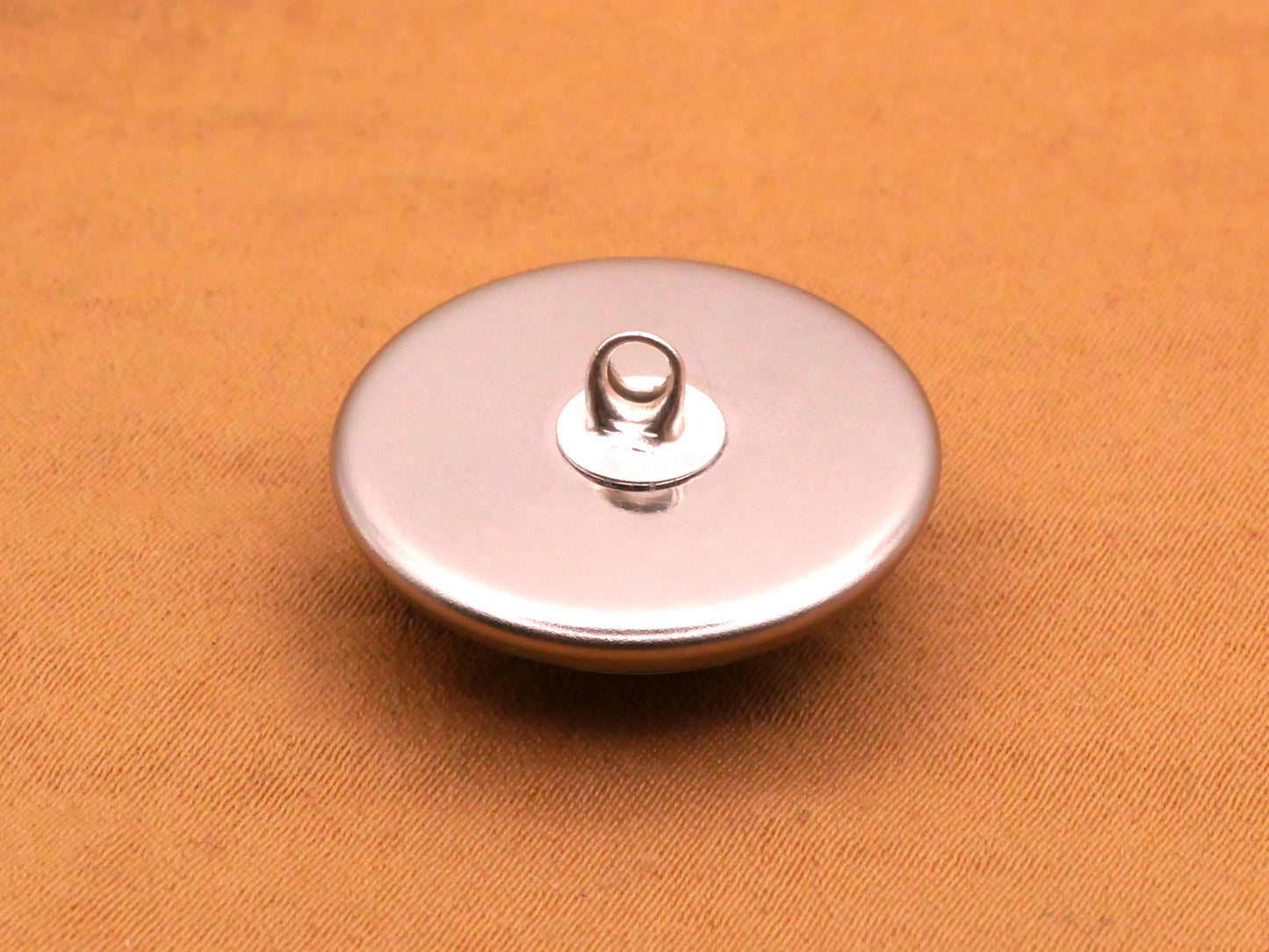Compass North Star Plastic Silver Metal Button 22mm