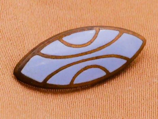 Surfboard Look Cloisonné Enamel Metal Button 8x20mm