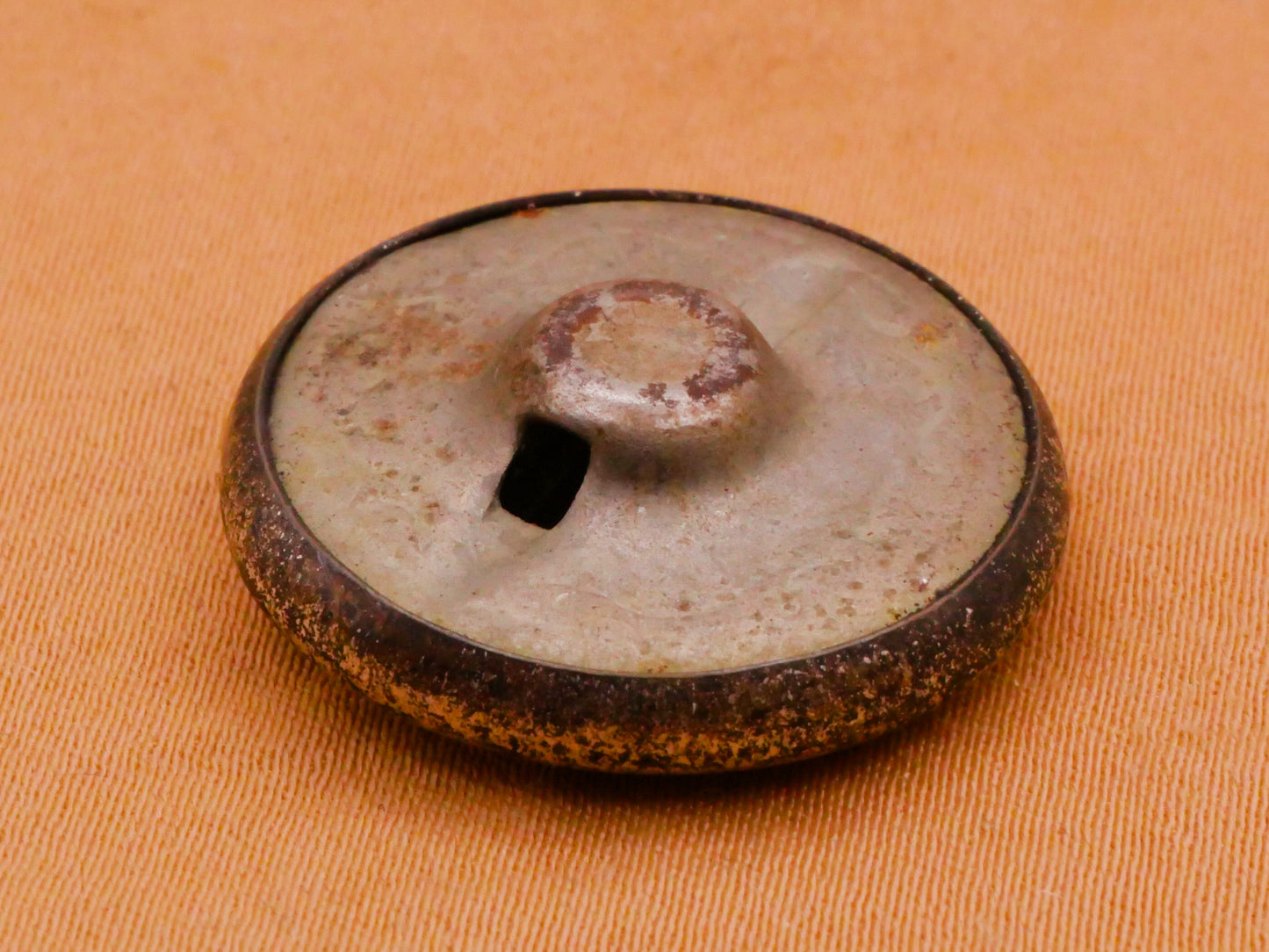 Liberty Bell Crack Silver Colored Metal Button 23mm