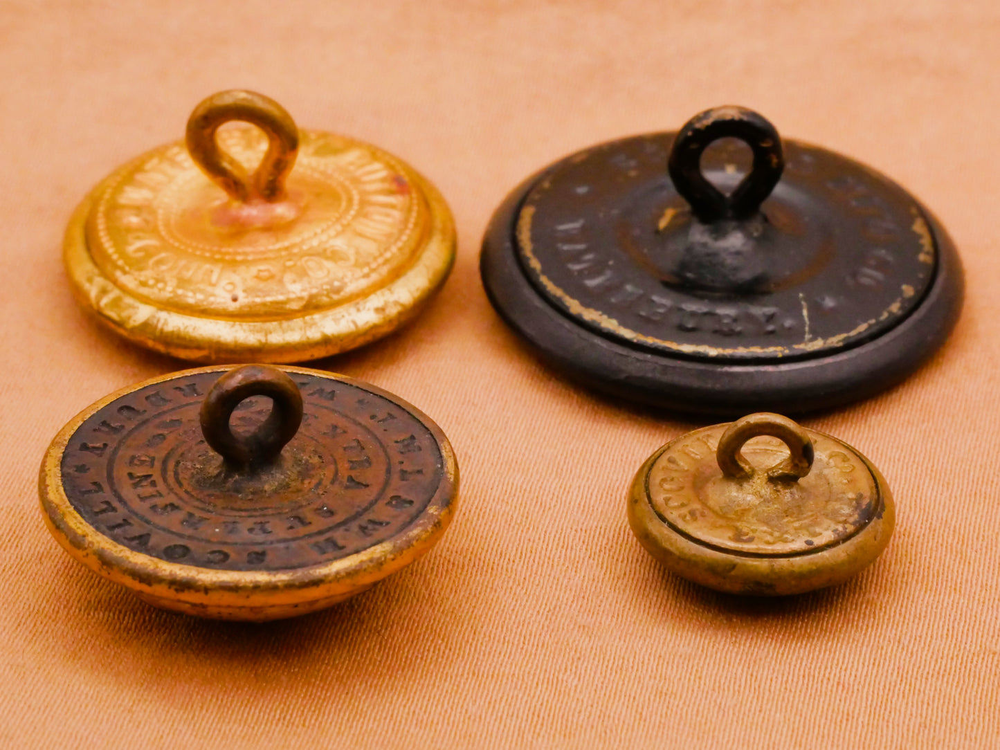Eagle or Great Seal Antique Metal Button Various 14-28mm