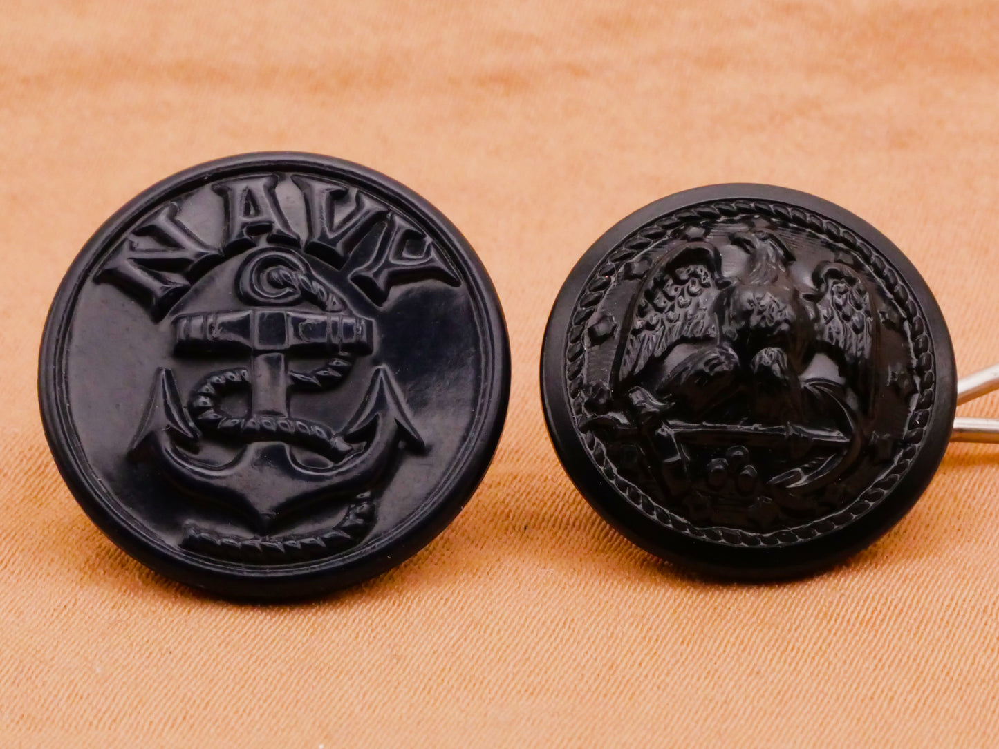 Anchor Design Military Early Plastic Button Various 18-20mm