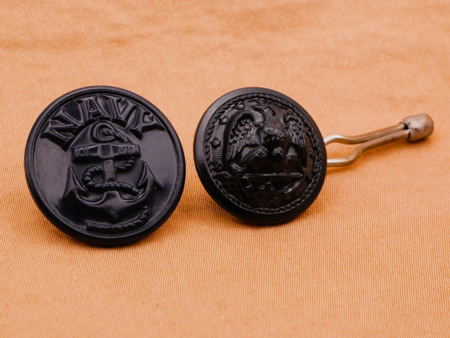 Anchor Design Military Early Plastic Button Various 18-20mm