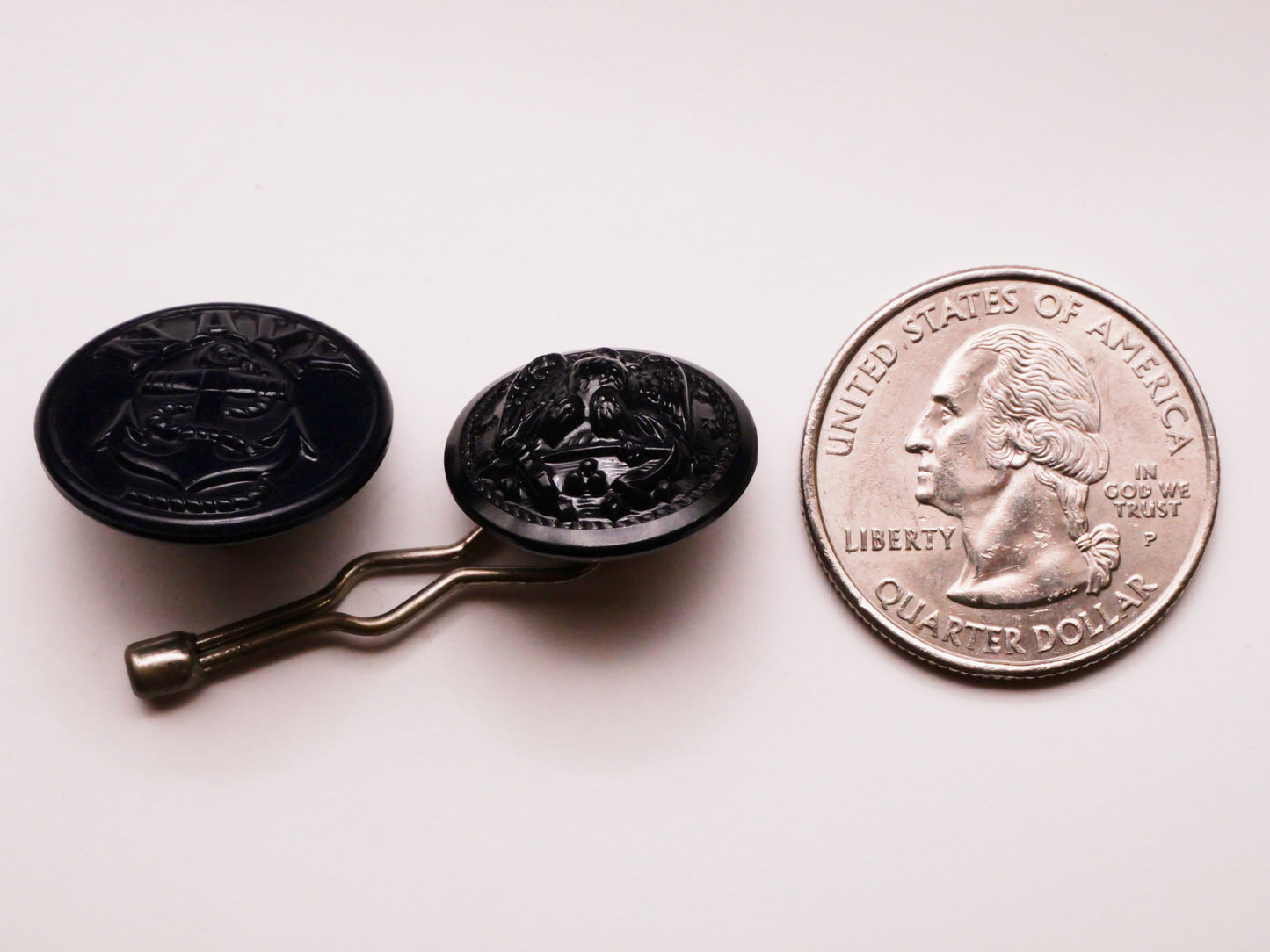 Anchor Design Military Early Plastic Button Various 18-20mm