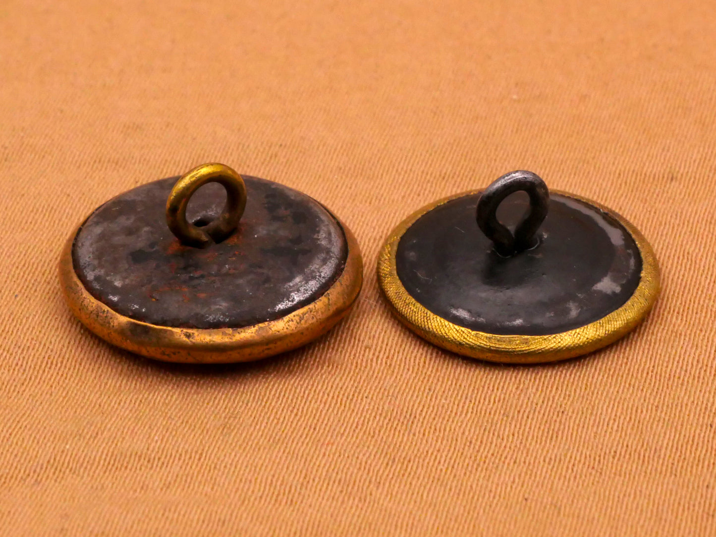 Horse Rider Antique Brass Metal Button Various 16-17mm