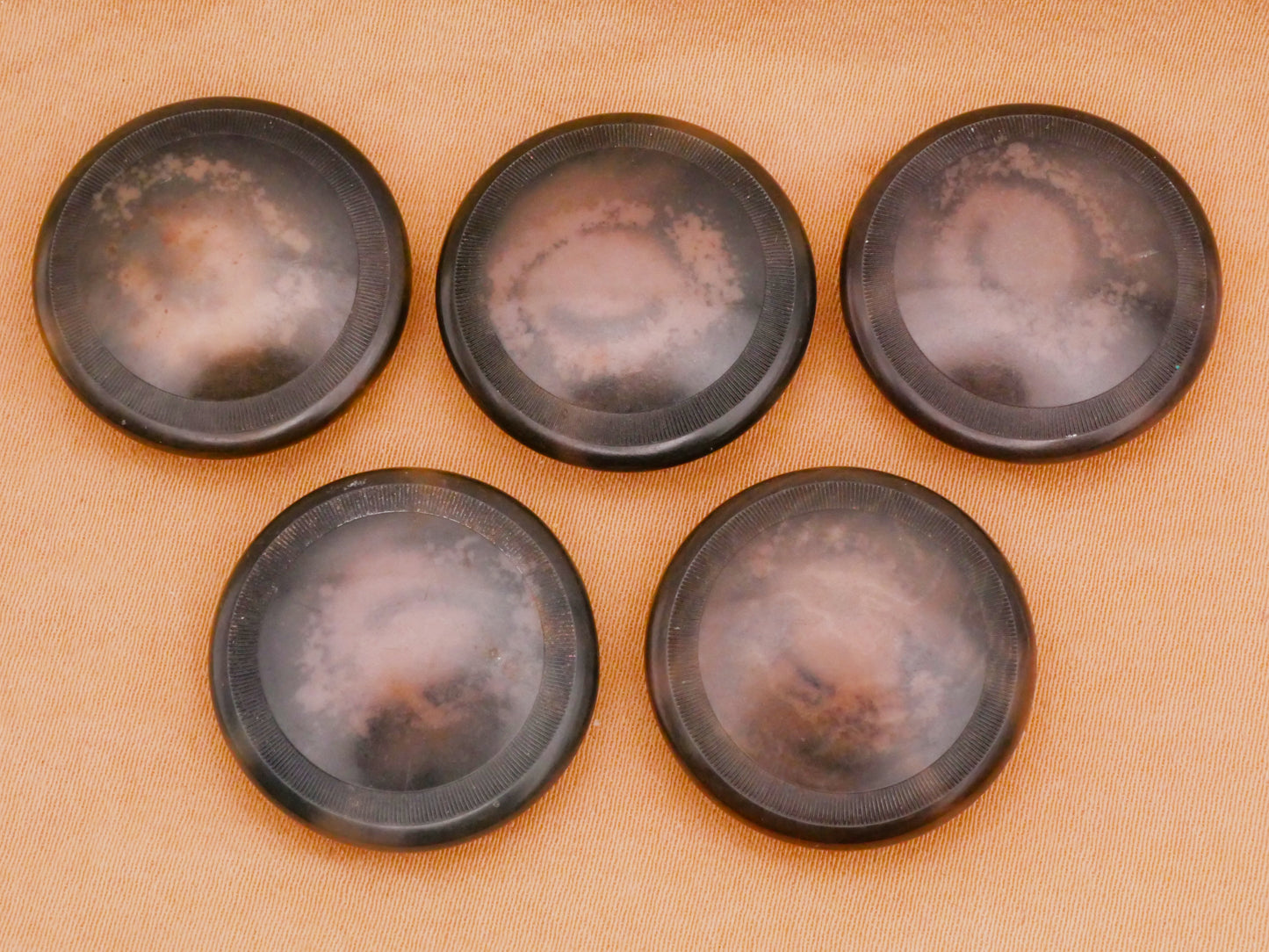 Outer Space Photo Look Natural Vegetable Ivory Tagua Nut Button Various 23mm