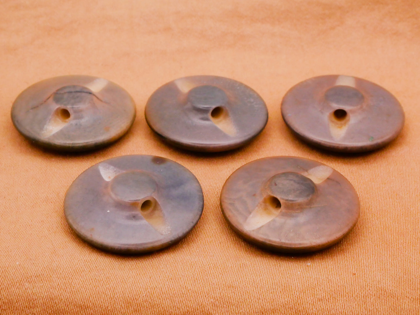 Outer Space Photo Look Natural Vegetable Ivory Tagua Nut Button Various 23mm