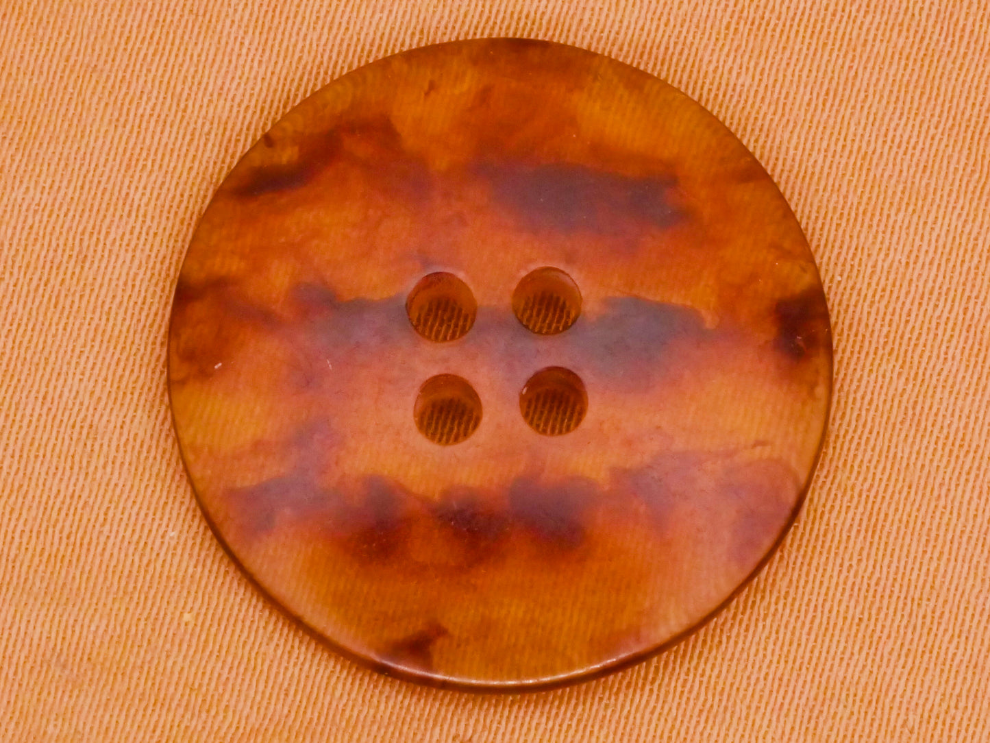 Jupiter Gas Planet Look Early Plastic Pair of Buttons 23mm