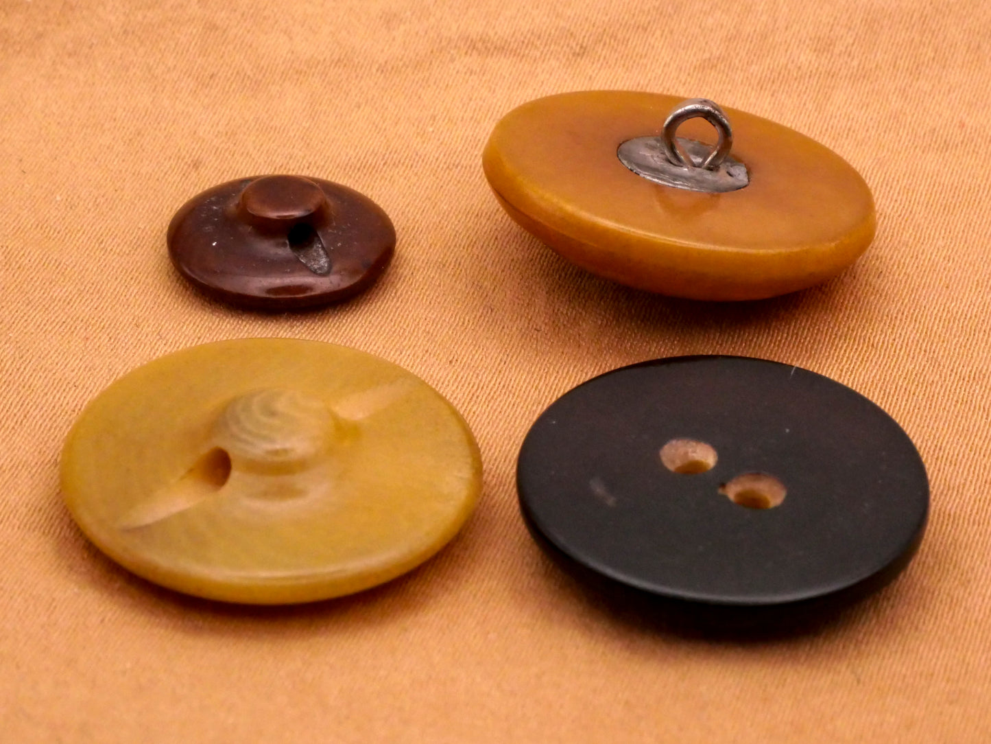 Tribal Carved Vegetable Ivory Vintage Button Various 13-23mm
