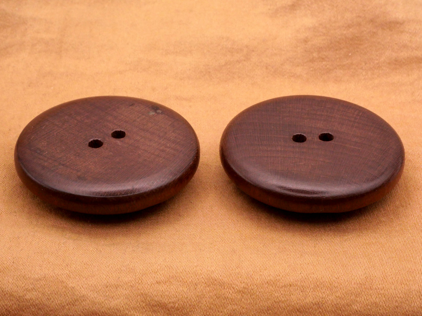 Tribal Look Carved Wood Large Button Various 36mm