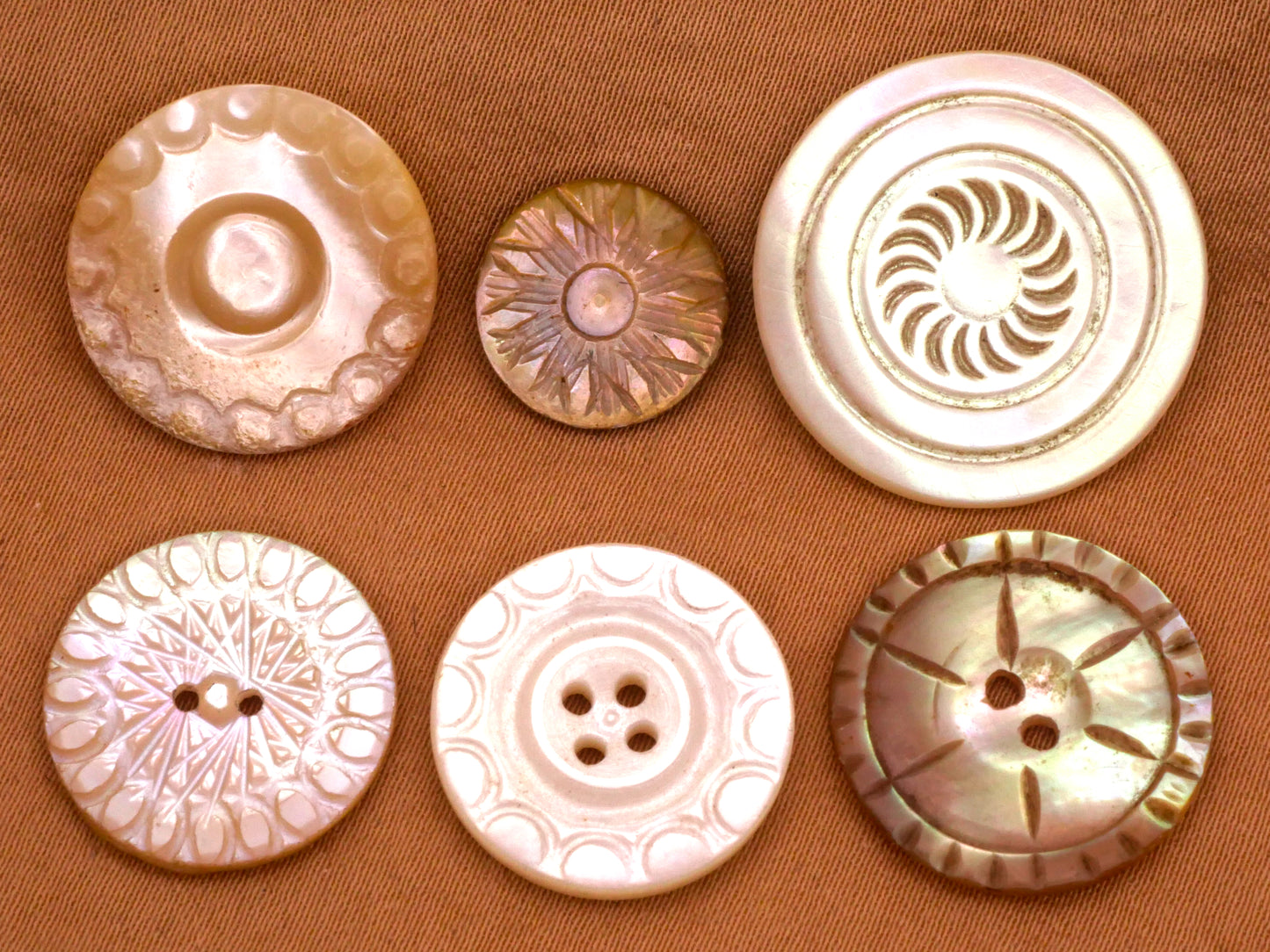 Sun Celestial Mother of Pearl Shell Button Various 12-22mm