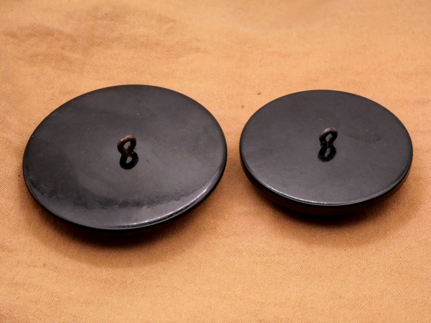 Sun Gold Glitter Sand Bakelite Early Plastic Button Various 37-44mm