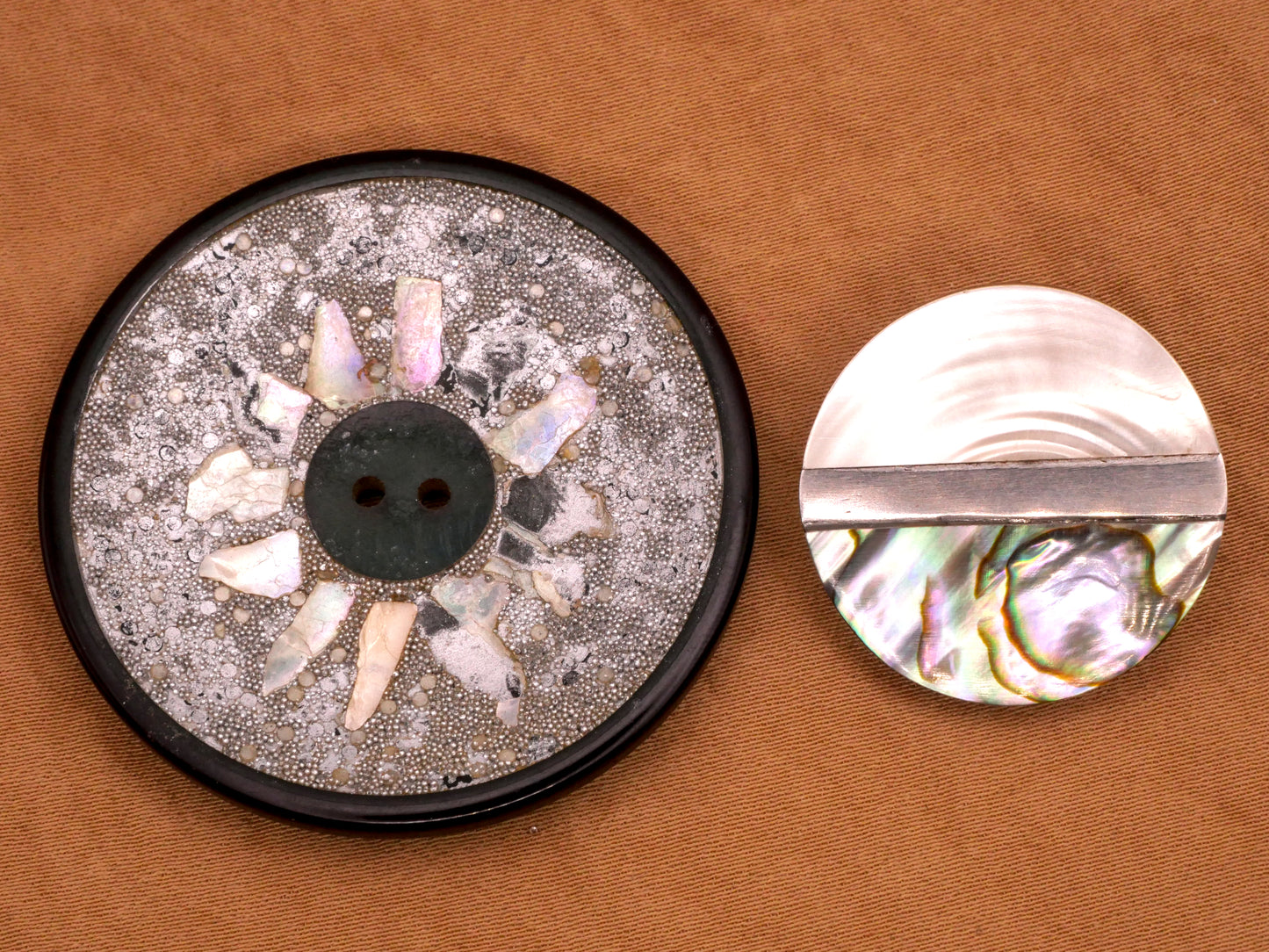 Shell Mother of Pearl Vintage Plastic Button Various 25-43mm