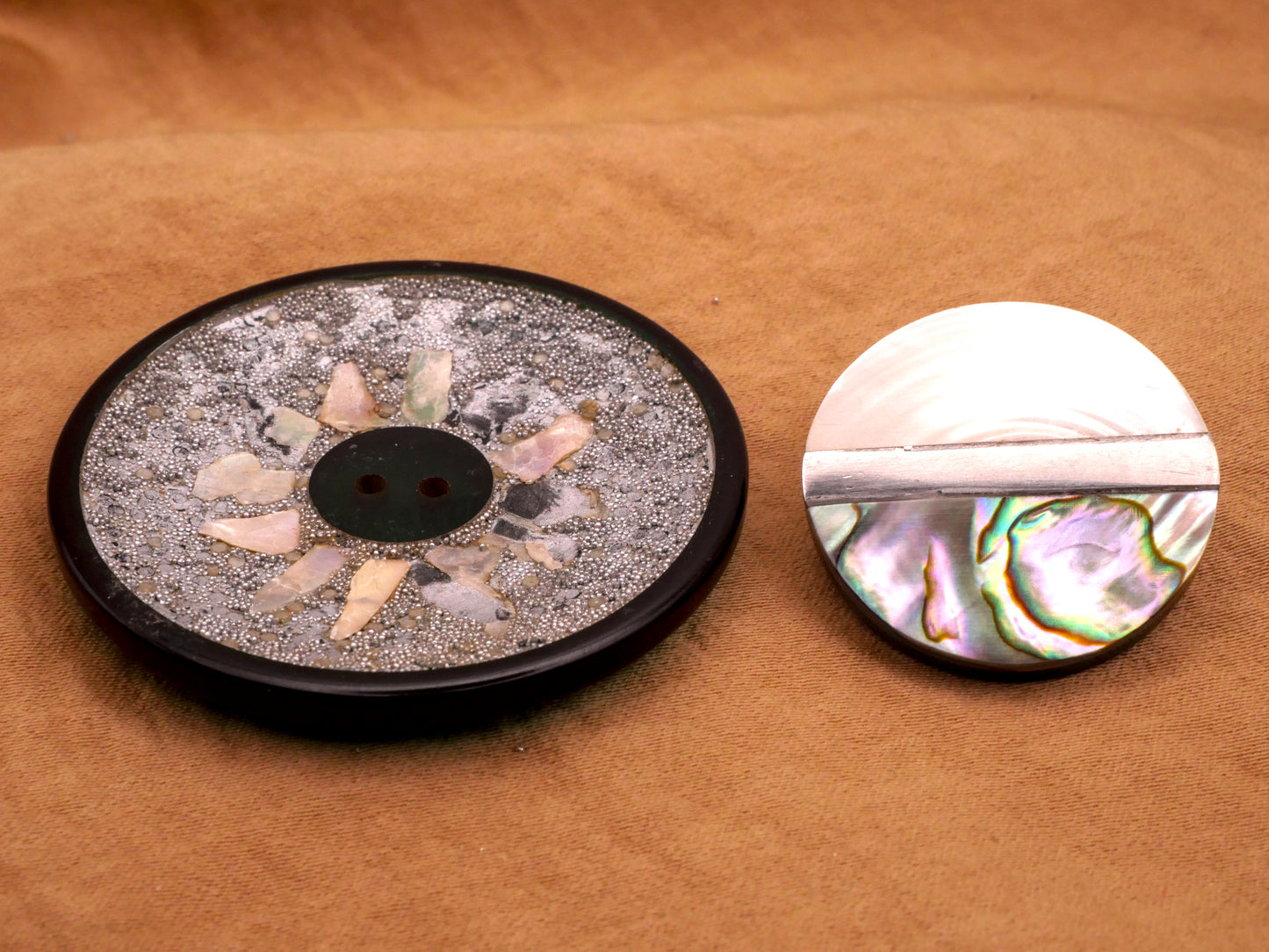 Shell Mother of Pearl Vintage Plastic Button Various 25-43mm
