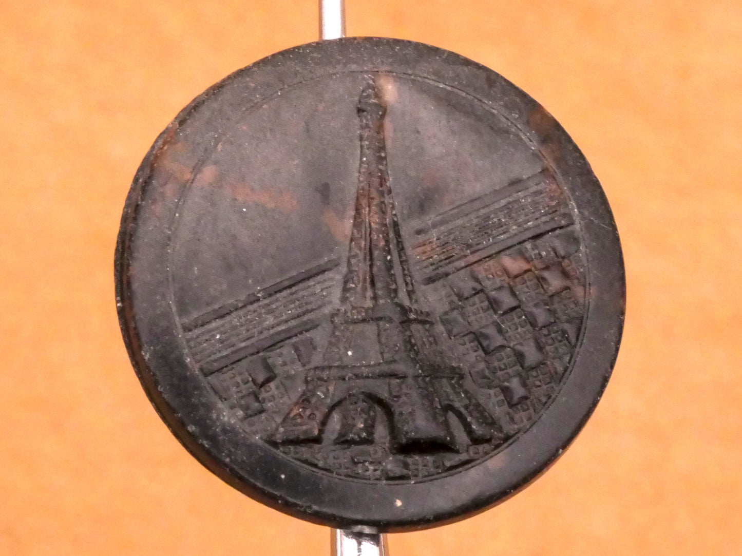 Eiffel Tower Paris France Composition Button 19mm