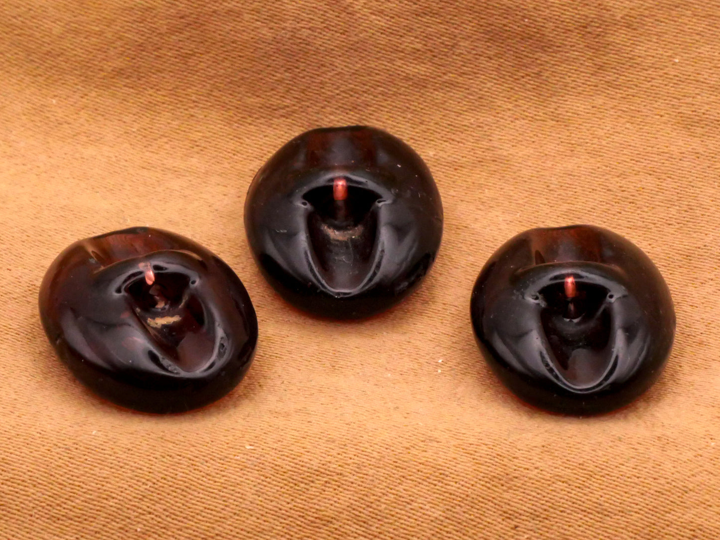 Paisley Amethyst Purple Antique Glass Button Various 14x18mm
