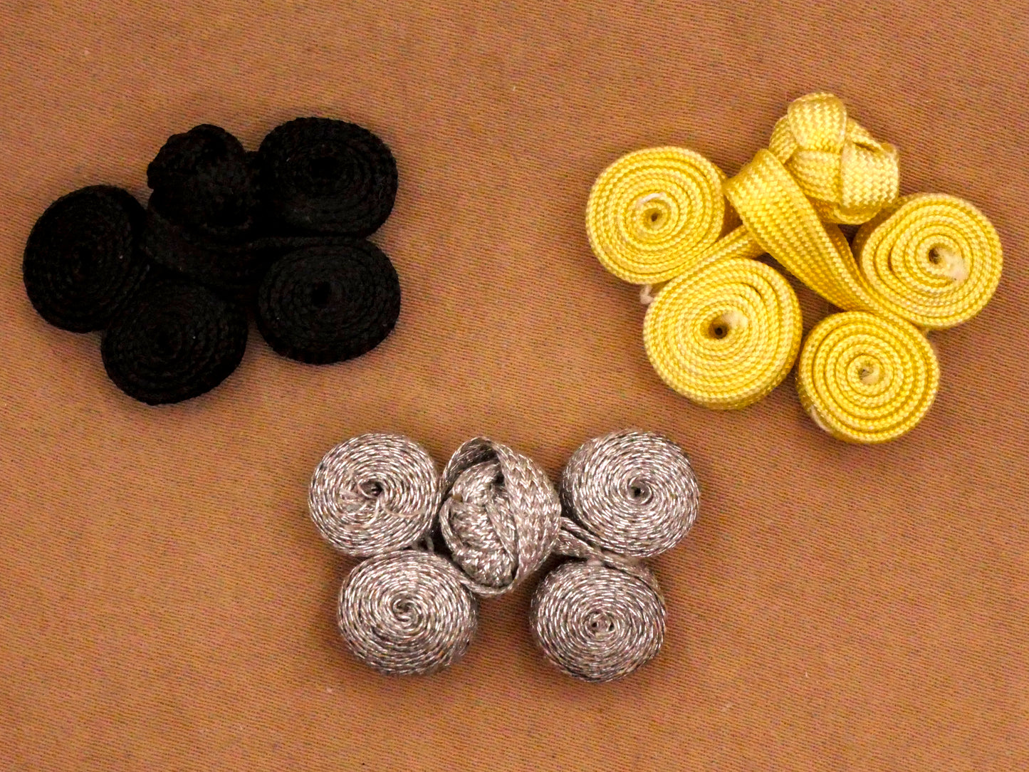 Chinese Frog Fastener Fabric Knot Vintage Button Various 18-32mm